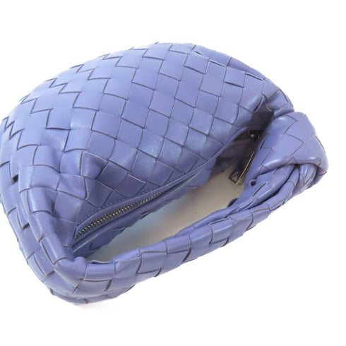BOTTEGA VENETA BV SHW Mini Jodie Handbag Calfskin Leather Purple