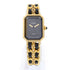 CHANEL CC Premiere Quartz Watch H0001-L Gold Plated/Leather Black v1