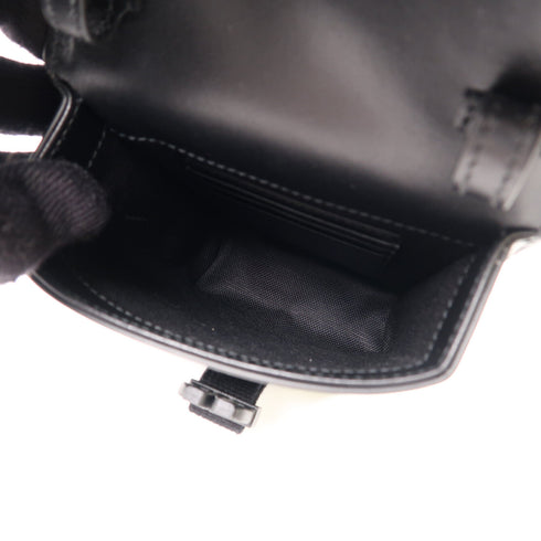 GUCCI GG SHW Shoulder Crossbody Bag PVC Coated Canvas Black