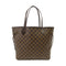 LOUIS VUITTON LV GHW Neverfull MM Tote Shoulder Bag N51105 Damier Ebene Brown v1