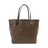 LOUIS VUITTON LV GHW Neverfull MM Tote Shoulder Bag N51105 Damier Ebene Brown v1