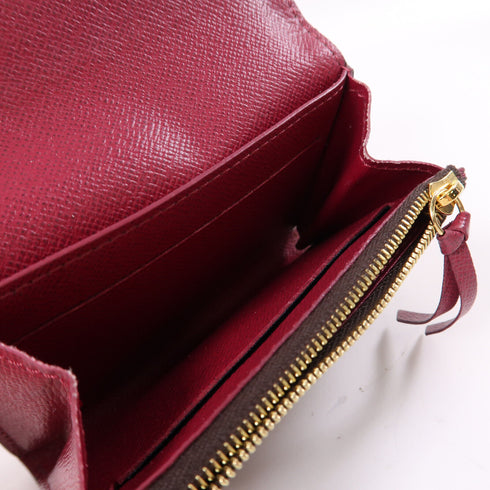 LOUIS VUITTON LV GHW Rosalie Coin Case Monogram M41939 Red