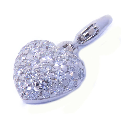 CARTIER Diamond Pendant Top Accessories 18K White Gold