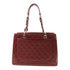 CHANEL CC SHW Grand Shopping Tote Bag GST Shoulder Bag Calfskin Burgundy