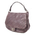 CHANEL Quilted CC SHW Shoulder Bag Calfskin Leather Purple