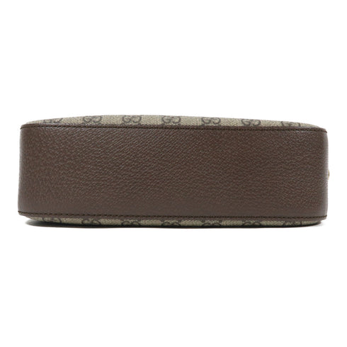 GUCCI GG GHW Neo Vintage GG Supreme Shoulder Bag 476466 Coated Canvas Brown