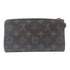 LOUIS VUITTON LV SHW Zippy Dragonne Wallet M80994 Monogram Eclipse Black
