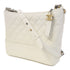 CHANEL Quilted CC Gabrielle Chain Shoulder Bag Calfskin Leather White