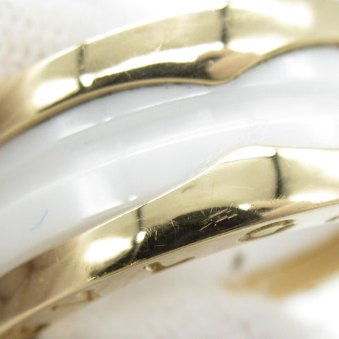BVLGARI B-zero1 Ring 18K Pink Gold Ceramic Bvlgari#49 US#4.75