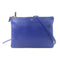 CELINE GHW Trio Bag Shoulder Bag Lambskin Leather Blue