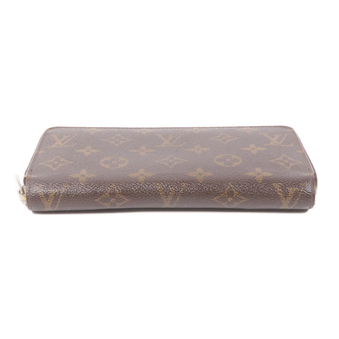 LOUIS VUITTON LV GHW Zippy Wallet M42616 Monogram Brown