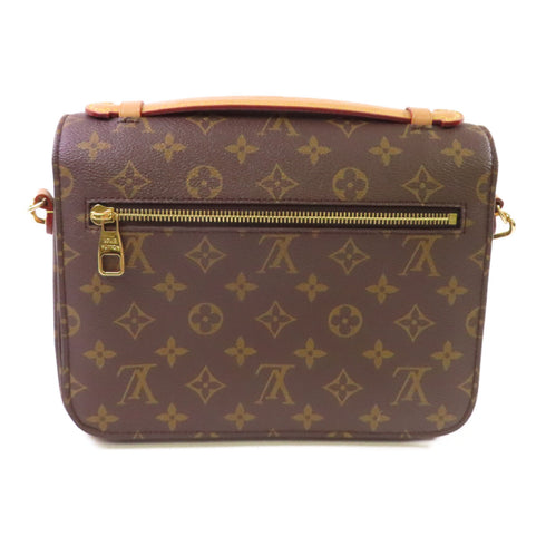 LOUIS VUITTON LV GHW Pochette Metis Handbag Shoulder Bag M44875 Monogram Brown