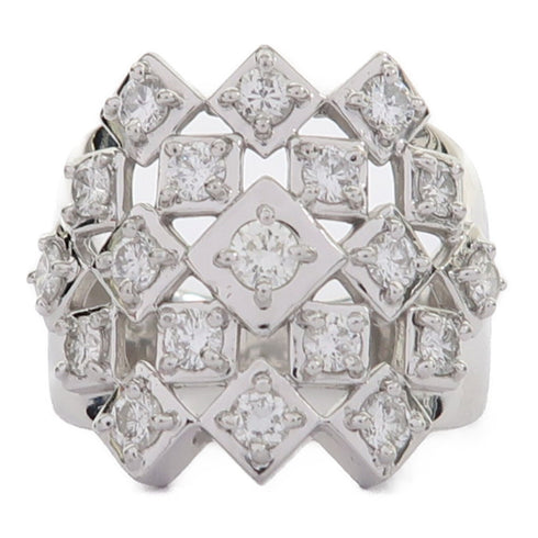 Fine Jewelry 1.25ct Diamond Ring PT900 Platinum US#6