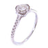 JEWELRY Diamond Ring US#6.25 18K White Gold v1