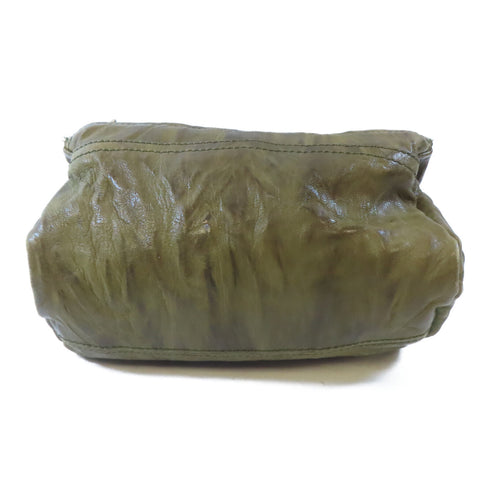 GIVENCHY GHW Shoulder Bag Calfskin Leather Brown