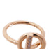 HERMES Echappee Ring 18K Pink Gold Diamond Hermes#52 US#6