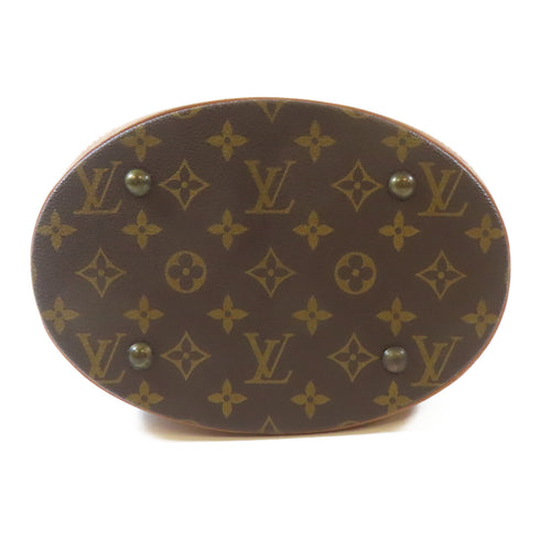 LOUIS VUITTON LV GHW Bucket PM Shoulder Handbag M42238 Monogram Brown