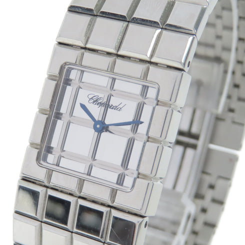 Chopard Ice Cube Quartz Watch 11/8898 Stainless Steel Silver