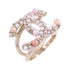 CHANEL CC Ring US#6.75 C20K Metal PVC