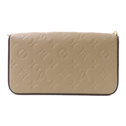 LOUIS VUITTON LV Felicie Pochette Chain Shoulder Bag M82609 Monogram Empreinte
