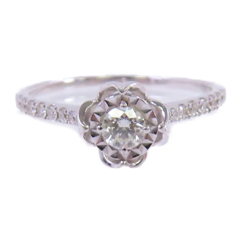 JEWELRY Diamond Ring US#6.25 18K White Gold v1