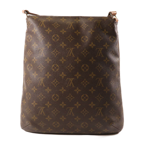 LOUIS VUITTON LV GHW Musette Shoulder Bag Crossbody M51256 Monogram Brown