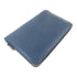 HERMES PHW Long Round Wallet Veau Epsom Leather Colvert Blue