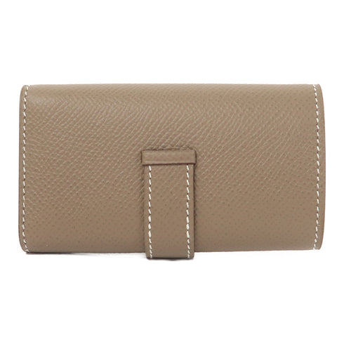 HERMES PHW Key Case Veau Epsom Etoupe
