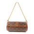 LOUIS VUITTON LV GHW Papillon Trunk Chain Shoulder Bag M57835 Monogram Brown