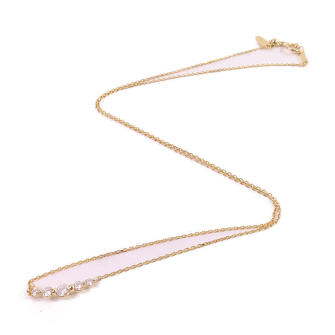 FINE JEWELRY 0.20ct Diamond Necklace 18K Yellow Gold