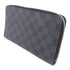 LOUIS VUITTON LV SHW Zippy Organizer Wallet N60111 Damier Graphite Black Grey