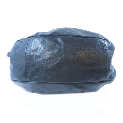 Chloe GHW Shoulder Bag 2 Way Shoulder Handbag 350649-50 Calfskin Leather Black