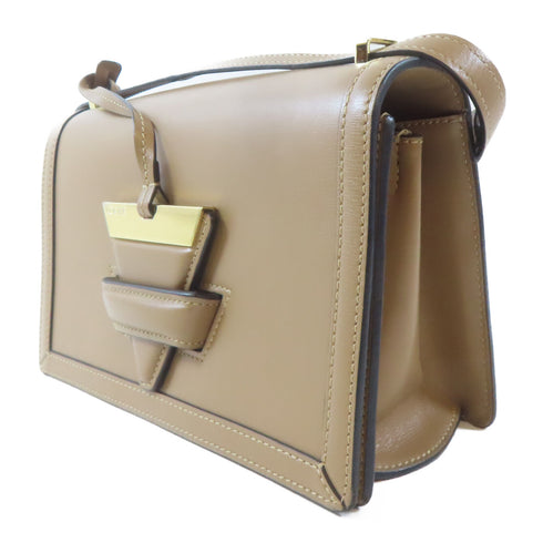 LOEWE GHW Barcelona Shoulder Crossbody Bag 302 74 M15 Leather Brown