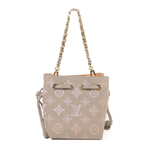 LOUIS VUITTON LV GHW Pico Bella 2 Way Shoulder Bag M82731 Monogram Mahina Grey