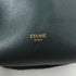 CELINE GHW Small Sangle Bucket Shoulder Bag Calfskin Leather Green