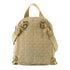 Michael Kors MK GHW Backpack Rucksack PVC Coated Canvas Beige