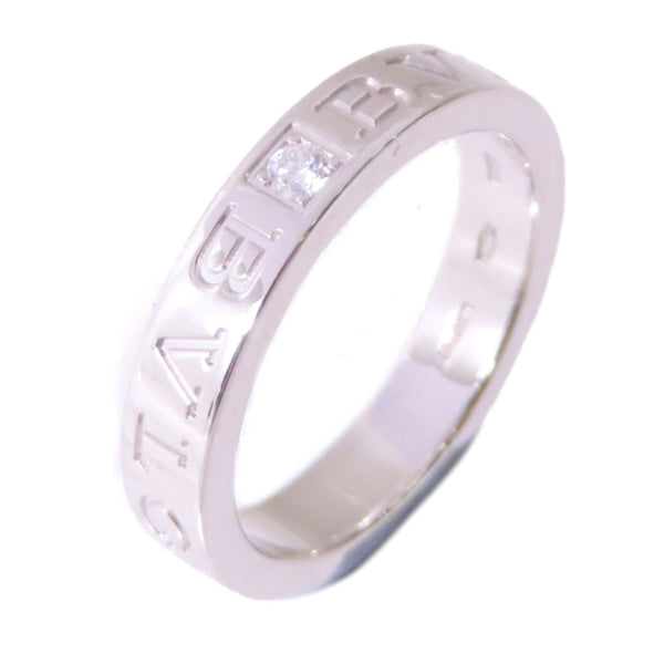 BVLGARI B.Zero1 Essential Diamond Ring US#6.75 339982 18K White Gold