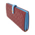 BOTTEGA VENETA BV GHW Wallet Long Calfskin Leather Red/Blue