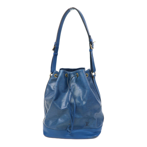 LOUIS VUITTON LV GHW Petit Noe Shoulder Bag M44105 Epi Leather Blue