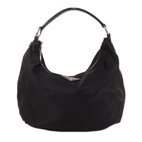 PRADA SHW Shoulder Bag Nylon Black