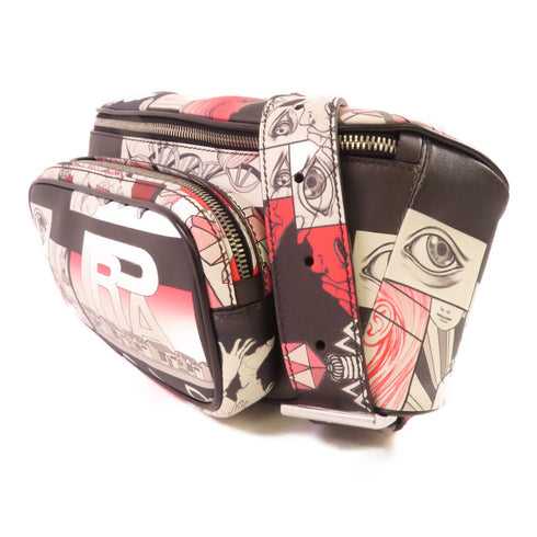 PRADA SHW Waist Bag 2VL006 Coated Canvas Multicolor
