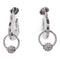 Christian Dior CD Earrings Accessories Metal Silver