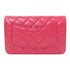 CHANEL Quilted CC GHW WOC Chain Shoulder Bag AP1450 Lambskin Leather Pink
