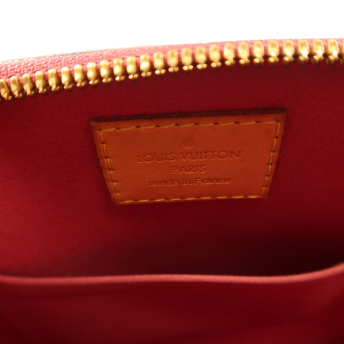 LOUIS VUITTON LV GHW Alma BB 2 Way Shoulder Hand Bag M91606 Monogram Vernis Red