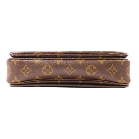 LOUIS VUITTON LV GHW Pochette Metis MM 2 Way Bag M44875 Monogram Brown v2