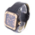 CARTIER Santos 100 Carbon Automatic Watch 18K Rose Gold SS W2020009 Black