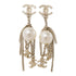 CHANEL CC Earrings Accessories 09A Metal PVC Gold White