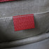 GUCCI GG GHW Interlocking G Chain Shoulder Bag 510304 Calfskin Leather Red