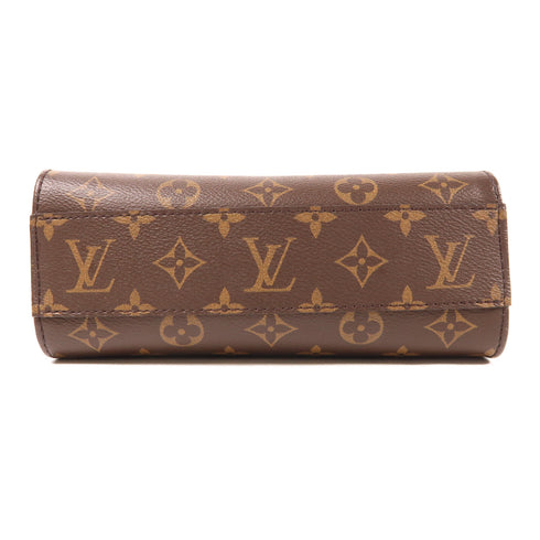 LOUIS VUITTON LV GHW Sac Plat BB 2 Way Shoulder Bag M46265 Monogram Brown