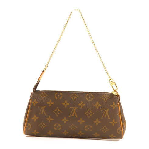 LOUIS VUITTON LV GHW Eva 2 Way Shoulder Bag M95567 Monogram Brown